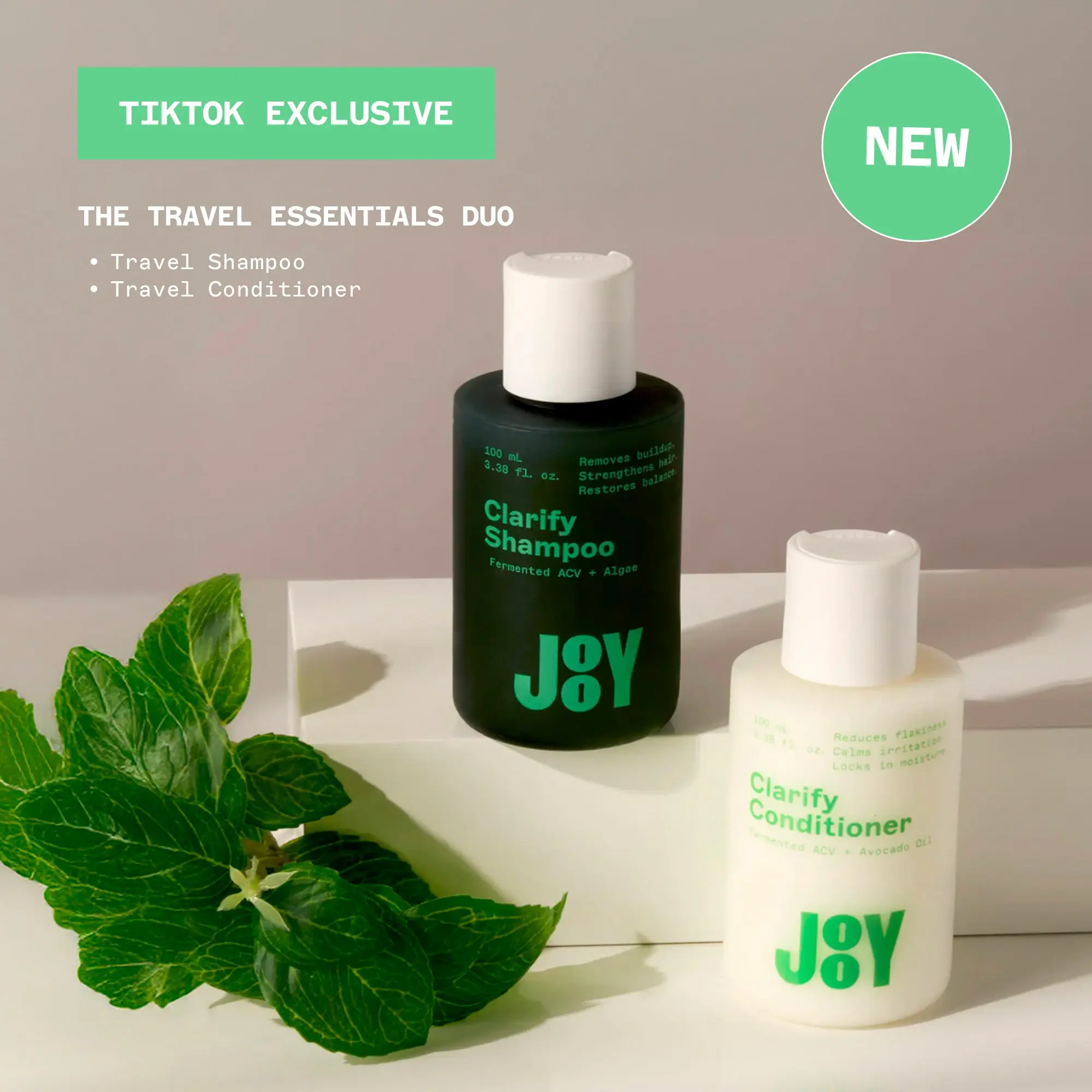 Travel Essentials Duo (Travel Shampoo + Travel Conditioner)