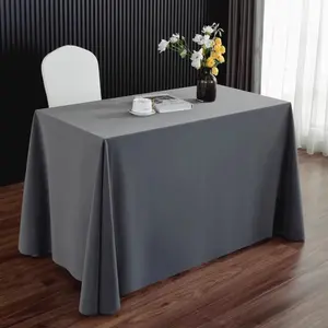 Solid Color Tablecloth, Rectangular Tablecloth, Table Cover for Home Kitchen Dining Room, Table Decoration Supplies for Home Party