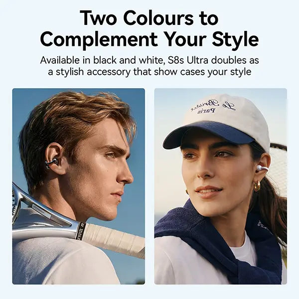 Sanag S8S Ultra Open-Ear Clip Earbuds | AI Real-Time Translation