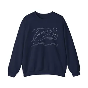 Jer_zees Pullover Super Sweats Dolphin Purple Unisex Crewneck Sweatshirt for Men - T-shirt, Menswear