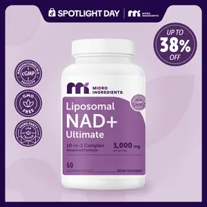 Micro Ingredients Liposomal NAD+ Ultimate 1,000mg, 60 Veggie Capsules
