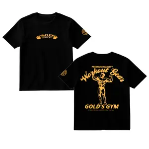 Workout Gear Gold's Gym Shirt, Workout Wear, Men's Sport Outfit, Gym Men's Top, Muscle Training Shirt, Gym Apparel, Training Clothing