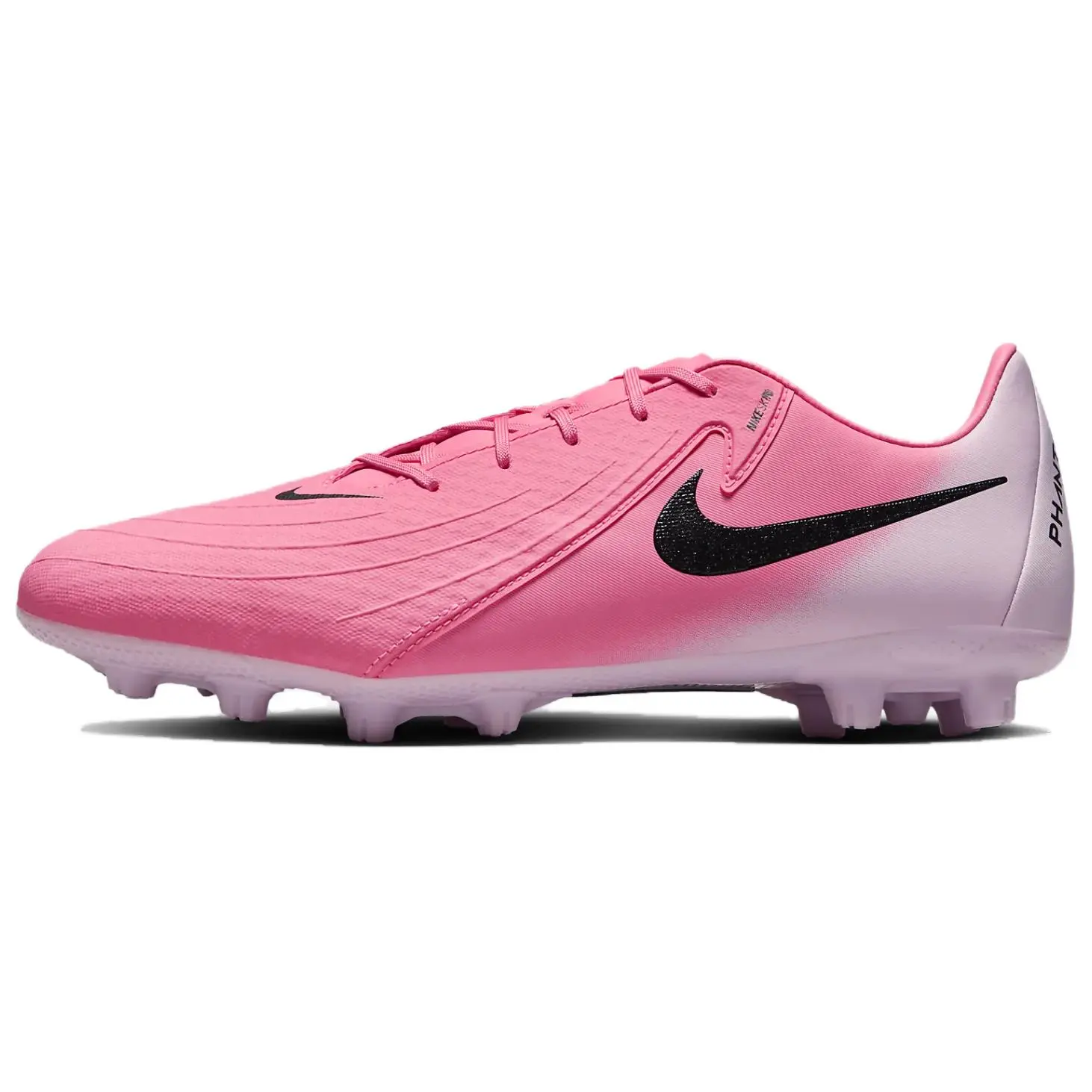 Nike Phantom GX 2 Academy Soccer Cleats - Men/Women, Pink & Black, House White, Ball Grip, Cotton Laces, Textured Upper, Official Maison Mihara Casual Trainers