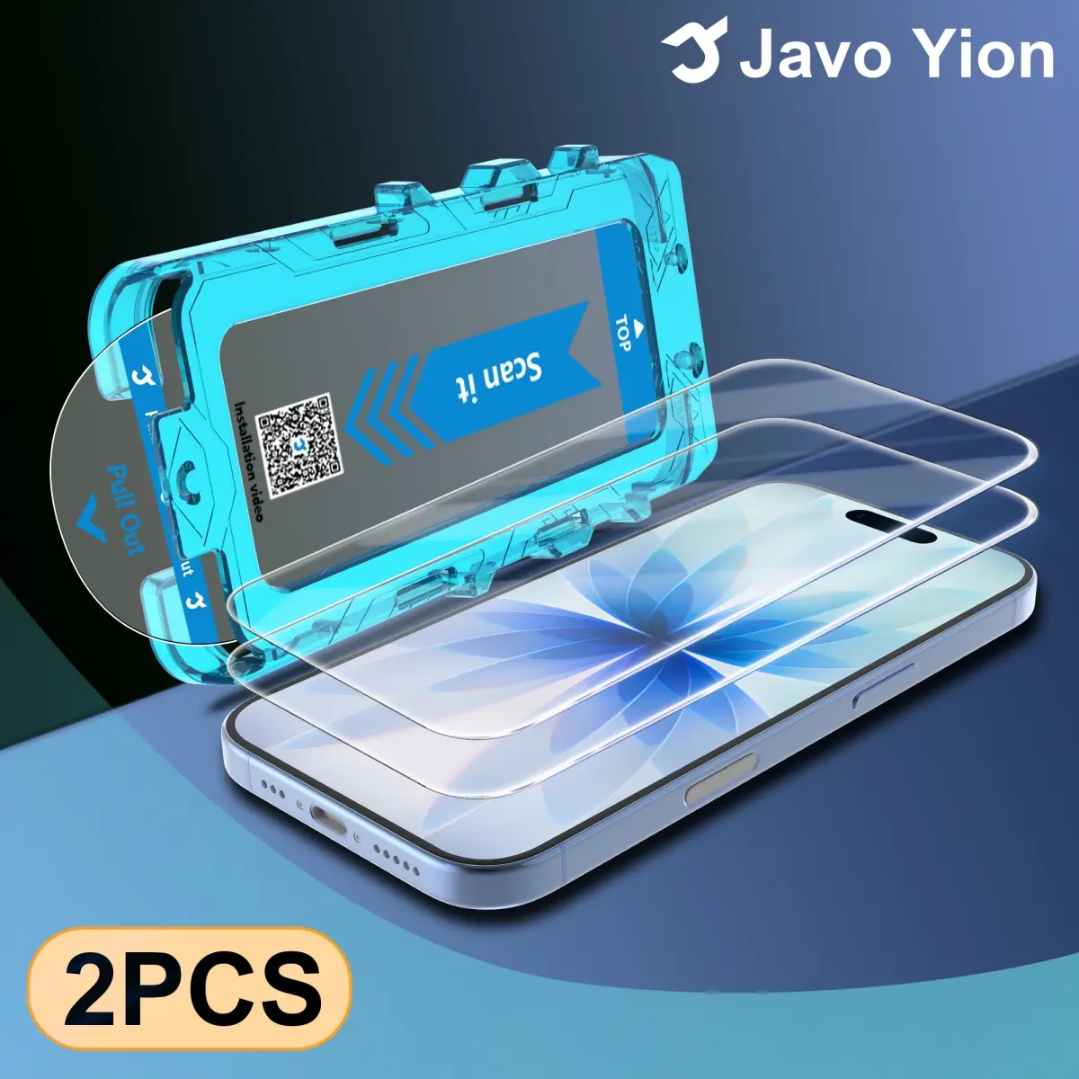 JavoYion 2-Pack Screen Protector for iPhone 17 - Dust-Free Chamber, Easy Installation, Crystal Clear, Scratch-Resistant, Ultra-Smooth Touch, Case Fit, HD Clear, Kit, 9 Hardness, iphone 17 screen protector, iphone 17 privacy screen
