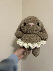 Handmade Crocheted Bunny Blossom