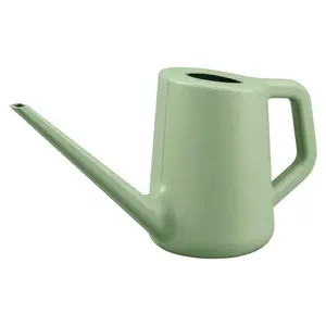 1.7L Green Modern High Density Plastic Watering Can ( 2 pack )