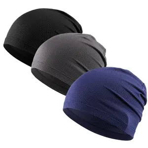 Outdoor Hat, 3 Counts/set High Quality Hat Breathable Ice Cool Quick-drying Stacking Cap, Cycling Cap, Sports Accessories for Travel Running Cycling Hiking Men Women, Christmas Gift