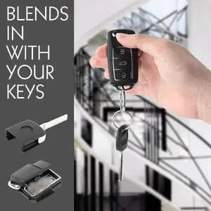 2 Pack Fake Car Key Safes - Portable Hidden Pill Case, Secret Compartment for Jewelry & Valuables (Discreet Travel Stash, Diversion Safe)