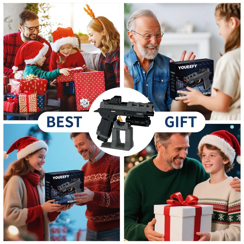 432PCS P320 Building Block Sets, Model Building Bricks Kit, Unique Collection Building Toys Gifts for Teens and Adults, Stress Relief Toy, Fathersdaygift