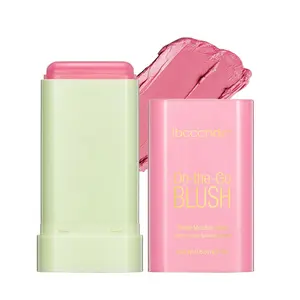 MEICOLY's Multi-Use Blush Stick - On-the-Go 2-in-1 Lip & Cheek Cream. Waterproof and Solid Face Blush Makeup Cheek Tint Lightweight Matte Color Blend