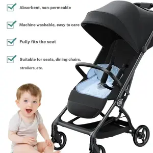 Warm Seat Pad, Absorbent Urine Proof Mat, Soft Skin-Friendly Bean Bag Velvet, Stroller Car Seat Cover, Baby Dining Chair Pad