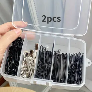 2pcs Mini Transparent Storage Box, 5-Grid Dustproof Jewelry Storage Box, Portable Storage Box, Dustproof Organizer Boxes