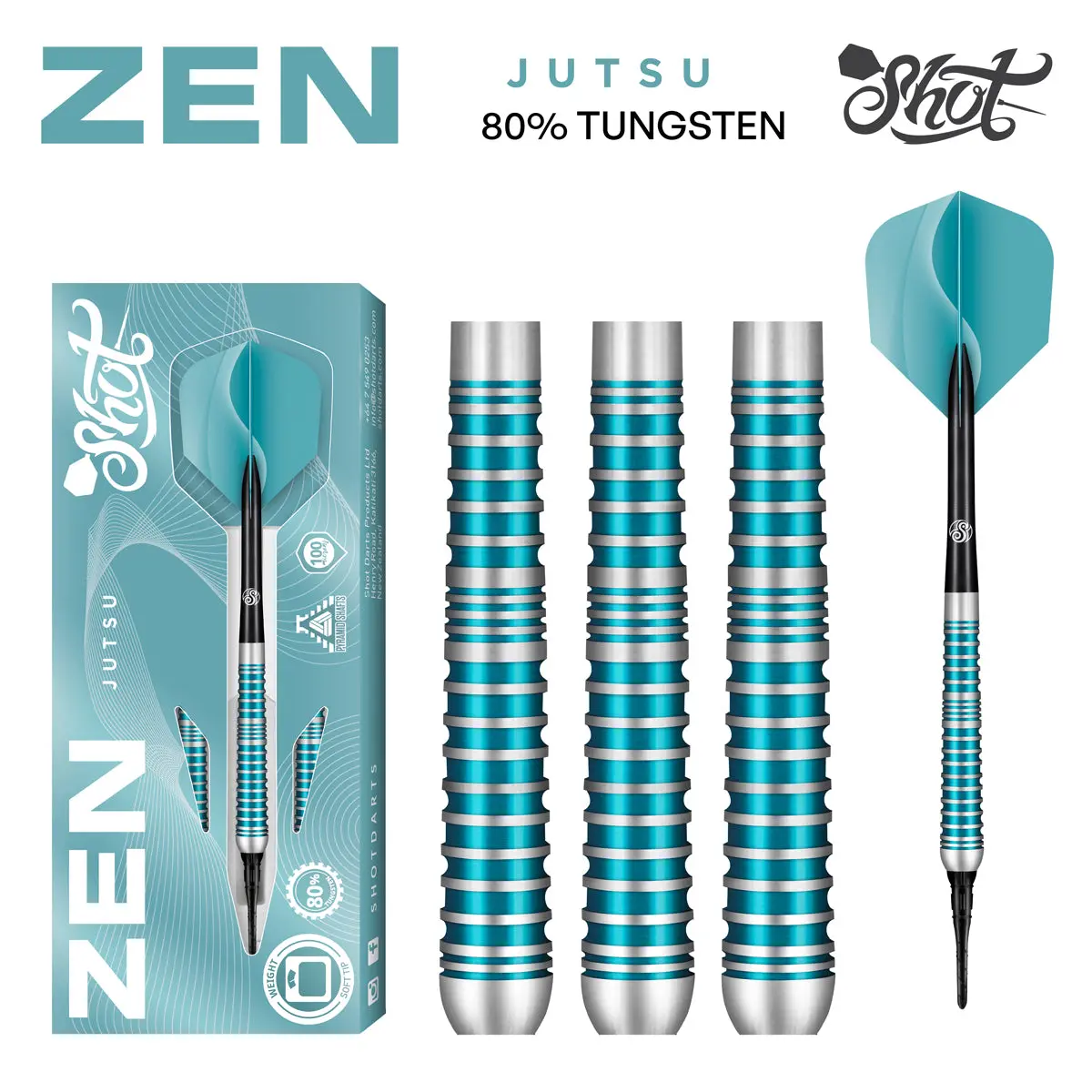 Shot Darts Zen Jutsu 2.0 Soft Tip Dart Sets