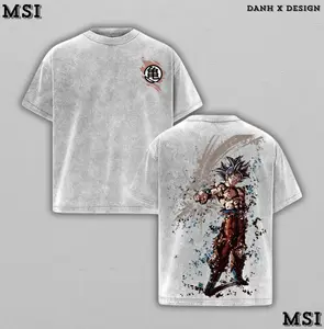 Goku Ultra Instinct | DBZ Inspired Washed Tee Hoodie Sweater Double Printed “Master of Instinct” — For Shonen Fans, For Gift Drops That Strike With Power