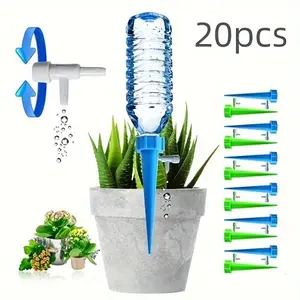 Automatic Flower Watering System - Precise Drip Irrigation for Potted Plants, Adjustable Valves for Succulents & Flowers, Weather-Resistant Garden Tools, Indoor & Outdoor Watering Solution