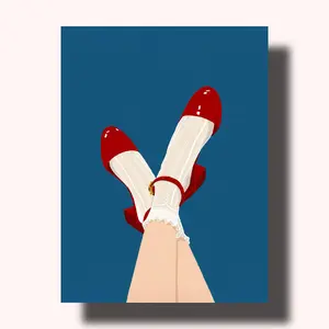 Color Pop Walk Modern Pop Art Paint by Numbers Kit, Colorful Everyday Life Artwork for Home Wall Decor