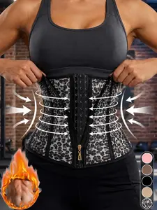 1 Count Women's Shaper Girdle, Fajas, Waist Cincher With Zipper Closure, Ladies Sexy Shaper Corset For All Seasons, Shapewear Belts With Hooks, Waist Trainer, Waist Shapewear for Women, Suitable For Daily Wear And Exercise