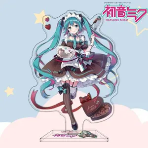 Hatsune Miku Standing Figure Display Anime Character Acrylic Standee Virtual Singer for Desk Decoration Fan Collection Gift