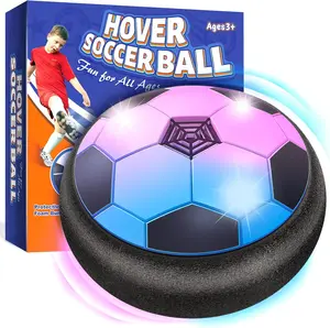Hover Soccer Ball for Kids, Indoor Toys Games Gifts for Boys Age 6 TO 12 Years Old, Air Floating Light-Up Soccer Toys Games for Kids 6-8, 8-12, Ideal Easter Birthday Gifts