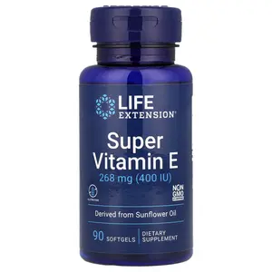 Life Extension Super Vitamin E, 268 mg (400 IU), 90 Softgels