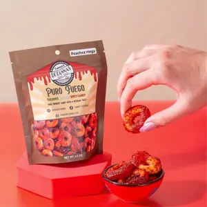 Tannas Botannas Gummy Candy 4.5oz Peach – Sweet Sour Spicy Mexican Candy Snack