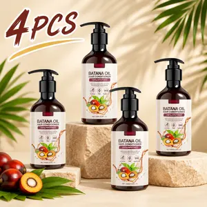 4PCS Batana Oil Conditioner – Strengthens Hair, Deeply Nourishes & Restores Soft, Smooth Shine
