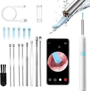 Smart Bluetooth Ear Wax Removal Tool with Visual Ear Cleaning & Gentle Suction - Real-Time App Viewing, Precise 0.3mm Positioning, Three-Level Suction Power, Compact Portable Design
