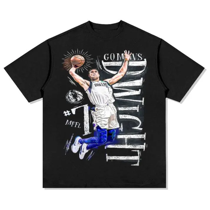 Dwight Powell Basketball Icon Graphic T-Shirt – Retro Sports Tee for Dedicated Fans