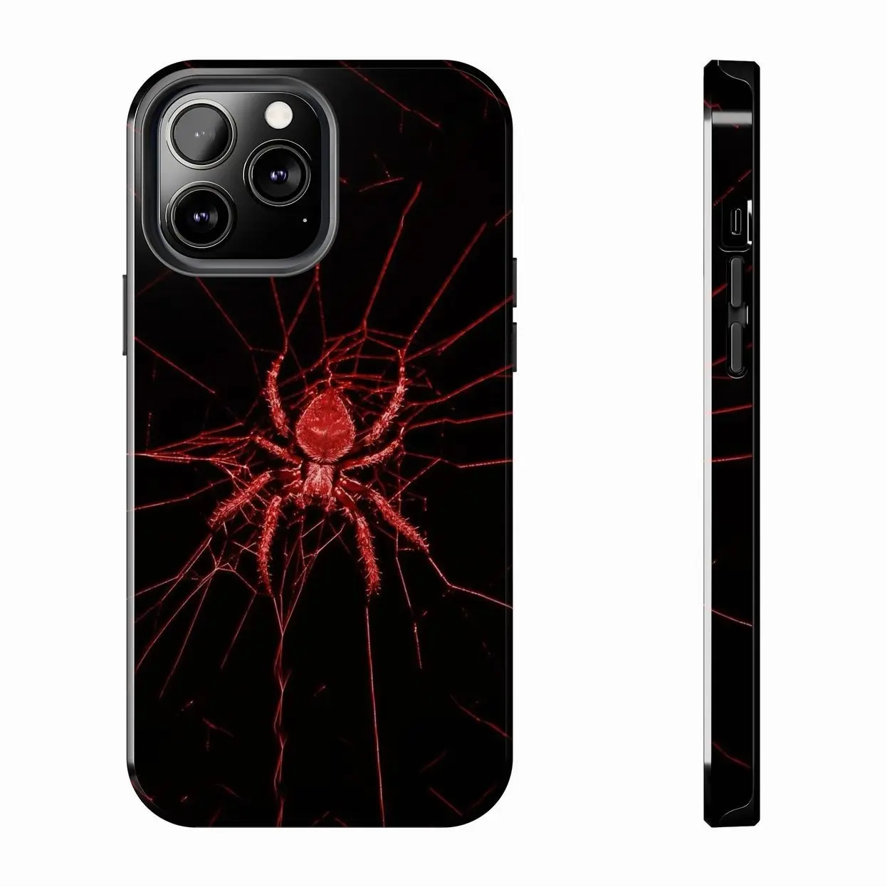 Matte Red Spider-Man Phone Case Compatible with iPhone 7, 8, X, 11, 12, 13, 14, 15, 16 17 & Samsung Galaxy S21, S22, S23 & S24 S25 series W