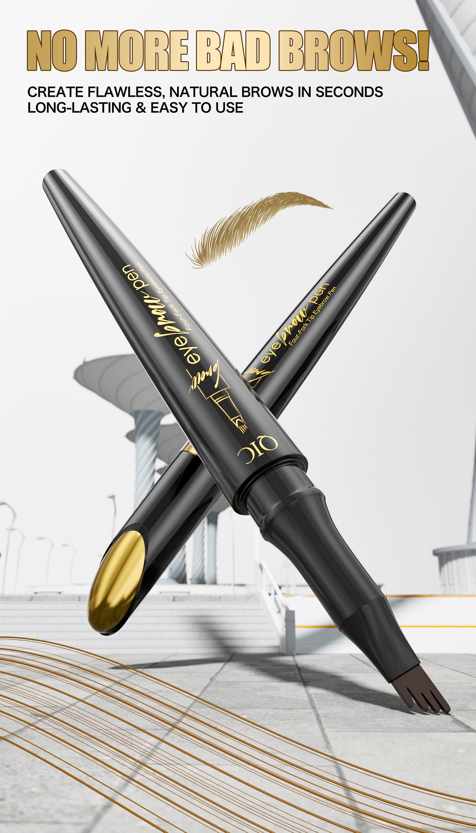 【Mother's Day gift】 5Color Eyebrow Pencil,Waterproof Eyebrow Pencil，Create Natural and Wild Eyebrows and Delicate Eyelashes Waterproof & Sweatproof