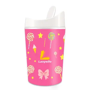 Unique DIY Slushie Cup,Quick Frozen Homemade Single-Serving Slushies,Magic Quick Frozen,Double Layer Squeeze Cup Slushy Maker for Kids Friends Family, BPA-free (Pink)