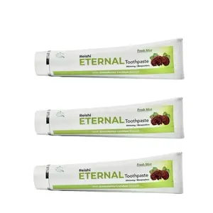Reishi Eternal Fresh Mint Toothpaste With Ganoderma Lucidum Extract for Whitening & Antiseptic Care Set Of 3