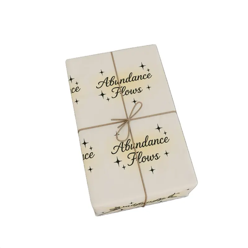 DippedWicks Abundance Flows Gift Wrap – Luxury  Wrapping Paper, Premium Candle Gift Wrap for Small Gifts, Holidays & Birthdays Decor Ornaments Decoration