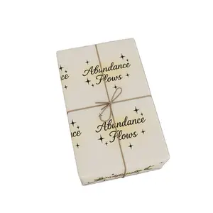 DippedWicks Abundance Flows Gift Wrap – Luxury  Wrapping Paper, Premium Candle Gift Wrap for Small Gifts, Holidays & Birthdays Decor Ornaments Decoration