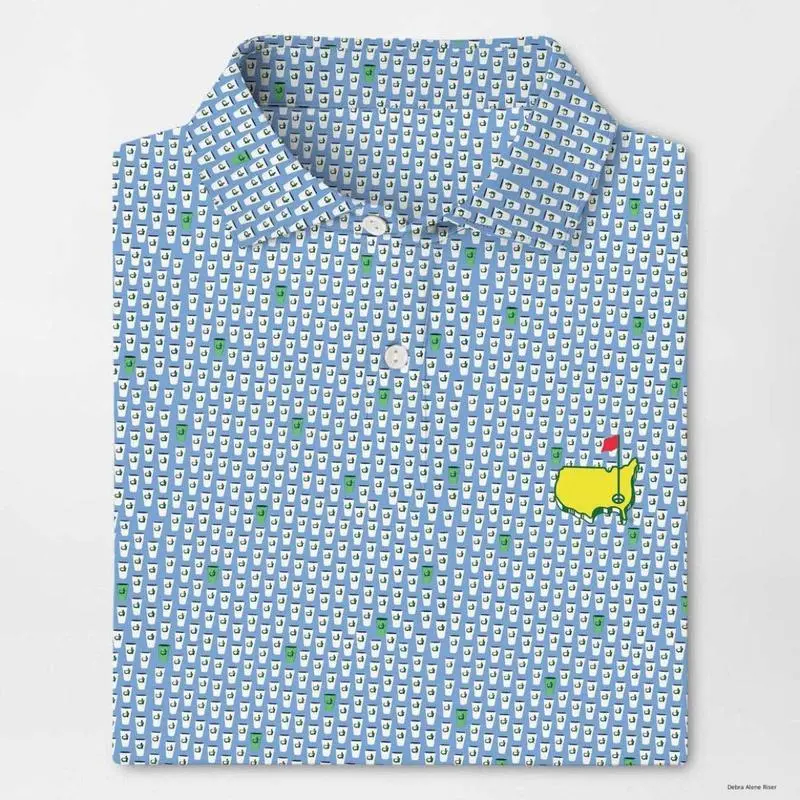 Masters Tournm Golf Polo Shirt Outdoors Shirt Printed Unisex Fit All Over Print, funny polo, golf polo Mens Polo, gift for him