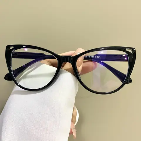 Unisex Fashionable Cat Eye Frame Eyeglasses, Basic Fashion Eyeglasses, Trendy Casual Eyeglasses for Everyday Use, Stylish Trendy Eyewear, Fashion Accessories for Outdoor Activities, Trending Glasses