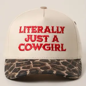 Literally Just A Cowgirl Trucker Hat