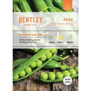 Peas, Little Marvel Shelling Seed Packets