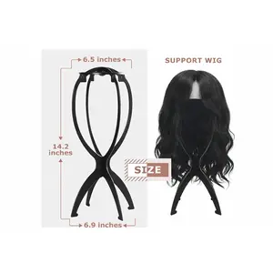 Lightweight Hanging Wig Rack for Storage & Drying
