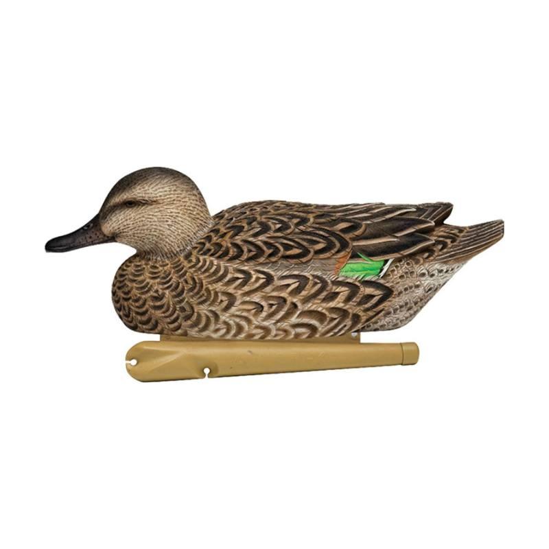 Avian X Topflight Green Winged Teal Decoys - 6 Pack Realistic Hunting Lures for Enhanced Bird Attraction