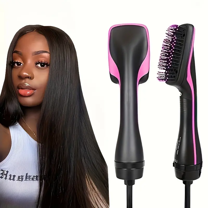 Multifunctional One-Step Hot Air Brush, Automatic Hair Straightener, Safe Use, Perfect Gift Option, Ideal for Styling & Shaping, Hair Straightener Comb