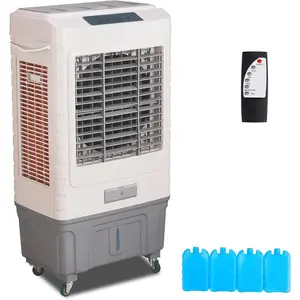 Ubesgoo Swamp Cooler with Remote & 12H Timer, 1659CFM Evaporative Air Cooler w/ 10 Gal Water Tank, Portable 3-IN-1 Air Conditioner for Room Up to 430.56 sq. ft for Backyard, Garage, Patio, Indoor