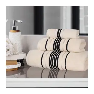 Superior 3pc Sadie Zero Twist Cotton Absorbentowel Set
