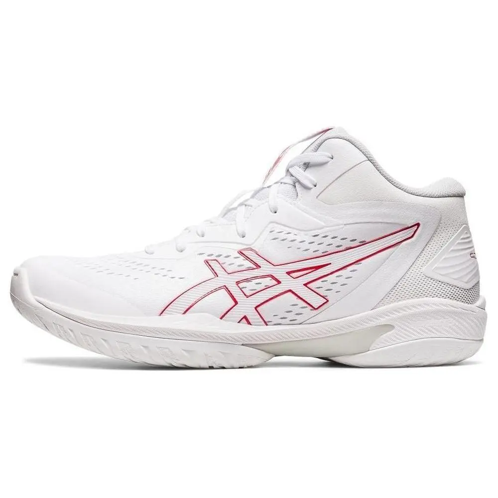 ASICS Gelhoop V15 White Classic Red' Versatile Mid Top Basketball Shoes Men's 1063A063-101