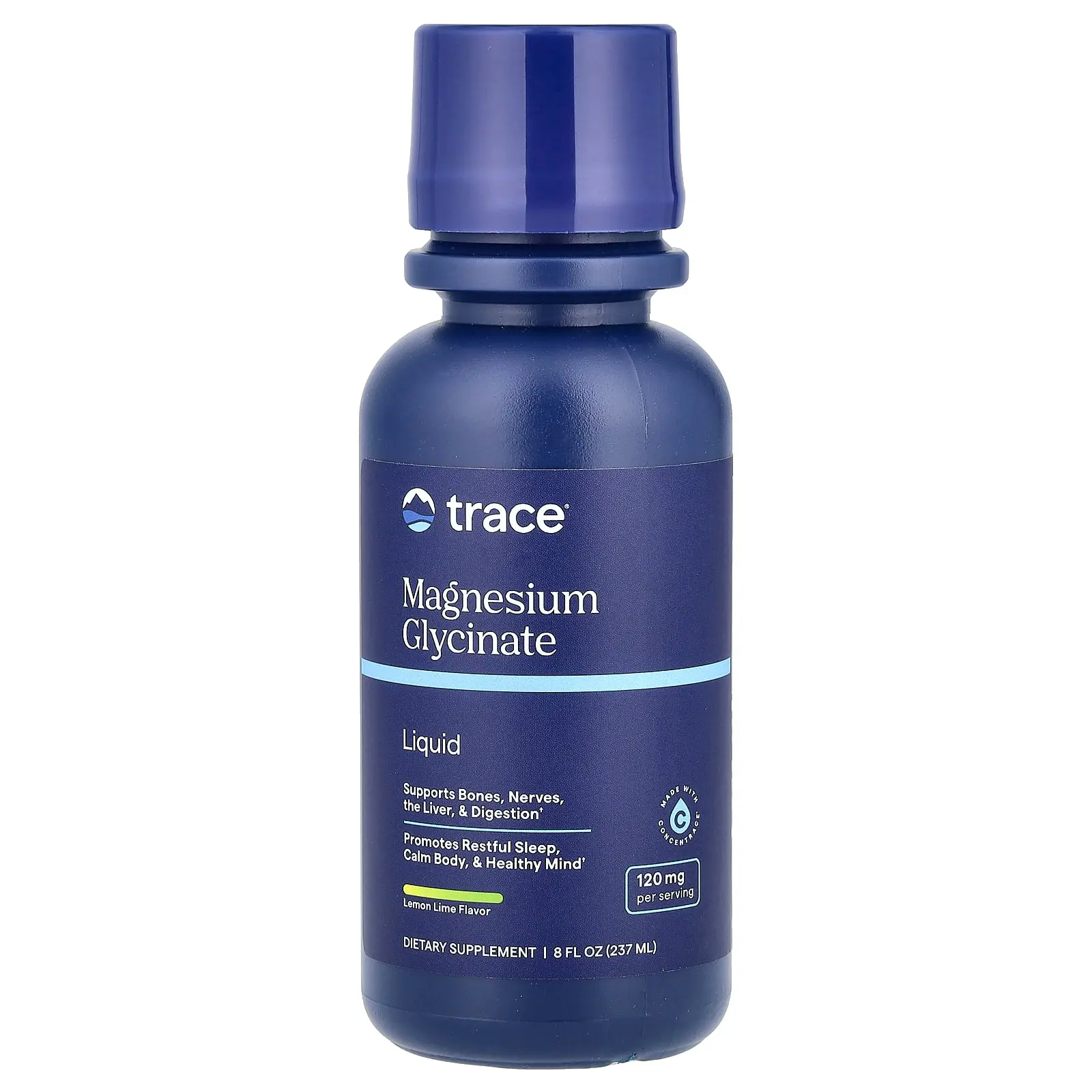 Trace Liquid Magnesium Glycinate, Lemon Lime, 8 fl oz (237 ml) Trace Liquid Magnesium Glycinate, Lemon Lime, 8 fl oz (237 ml)