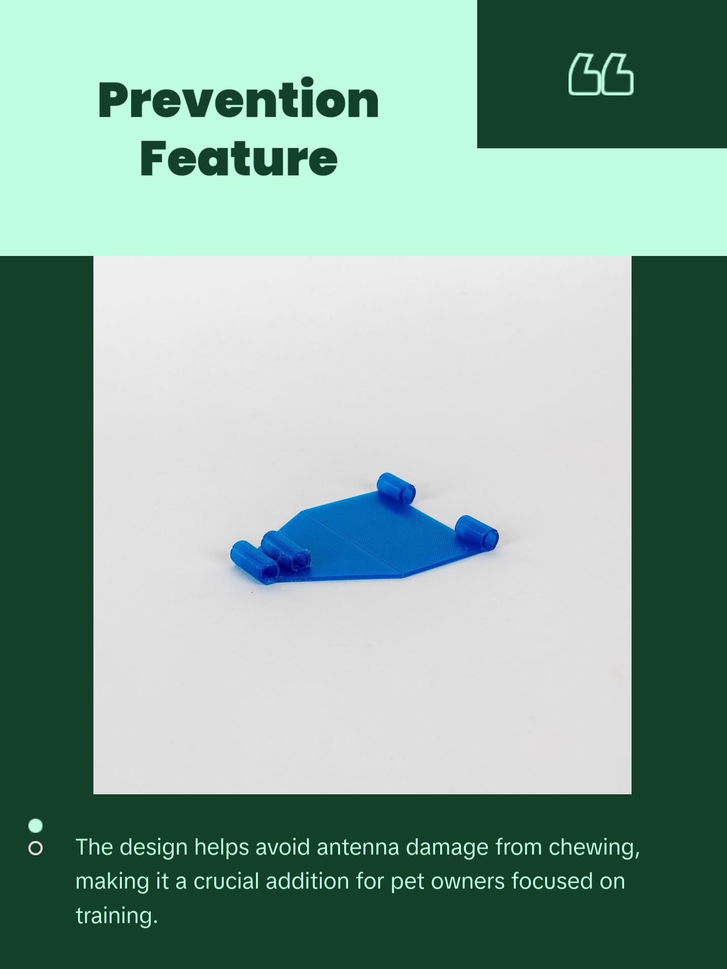 E-Collar Antenna Keeper Holder New V2