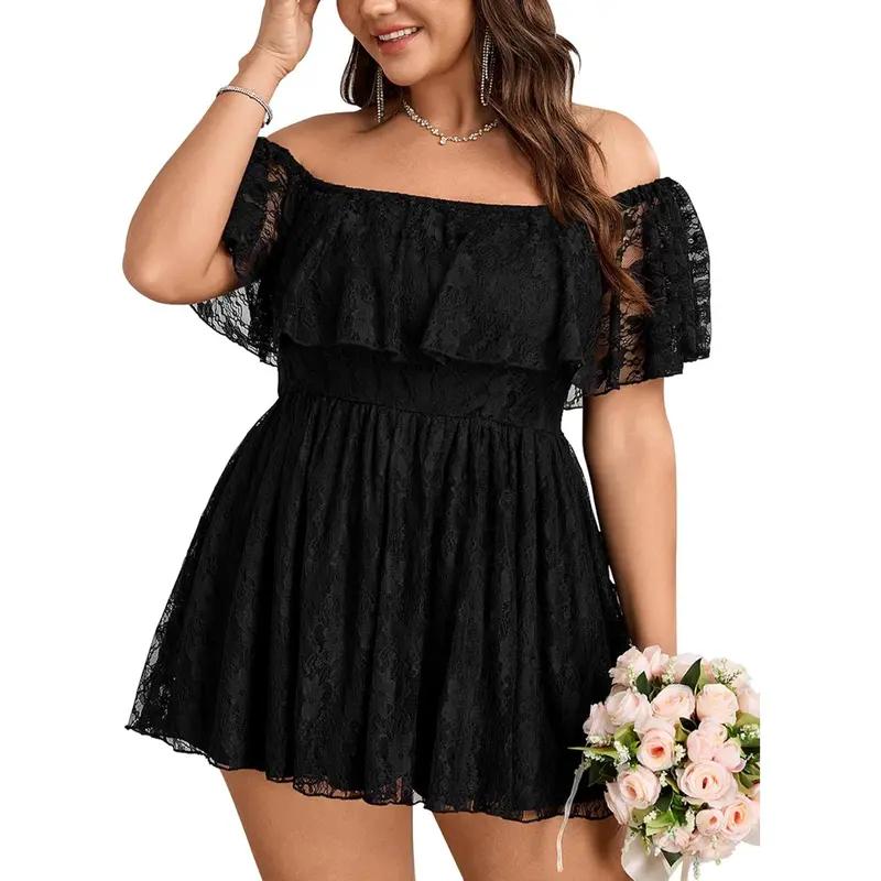 lace romper plus size - TikTok Shop lace romper plus size - TikTok Shop