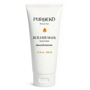 PUROEKO Builder Mask Hair Mask for Dry Damaged Hair – Nourishing & Strengthening Treatment for Softer Shinier Hair 1 Bottle 200ml