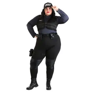 Women's Plus Size SWAT Babe Costume