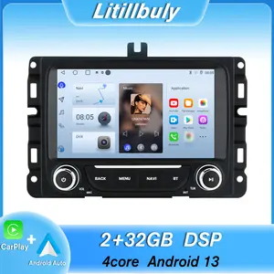 Car Stereo for Dodge RAM 1500 2500 3500 2013-2019 touch screen has Android Auto Wireless Carplay, Bluetooth WIFI supports GPS Navigation